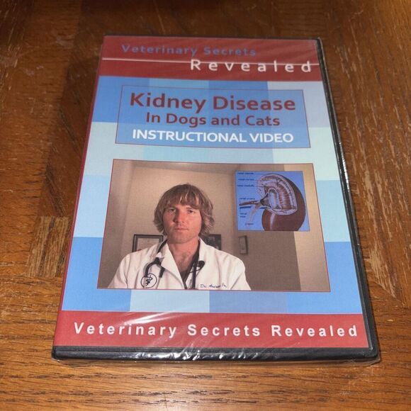 Kidney Disease In Dogs & Cats New! Veterinary Secrets Revealed Instructional DVD - Picture 1 of 2